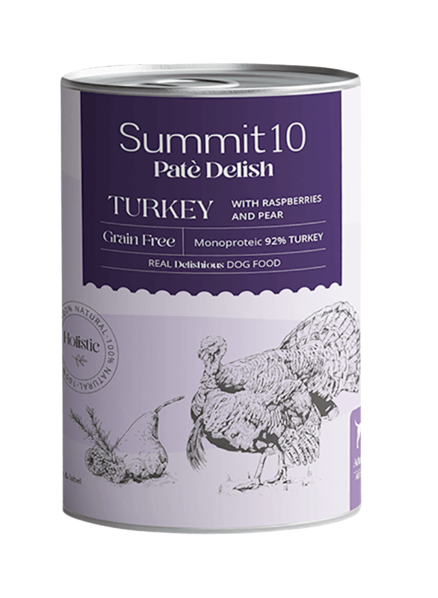 Summit Paté Delish With Turkey For Dog 400g