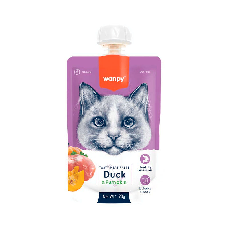 Wanpy Tasty Meat Paste Cat Duck and Pumpkin
