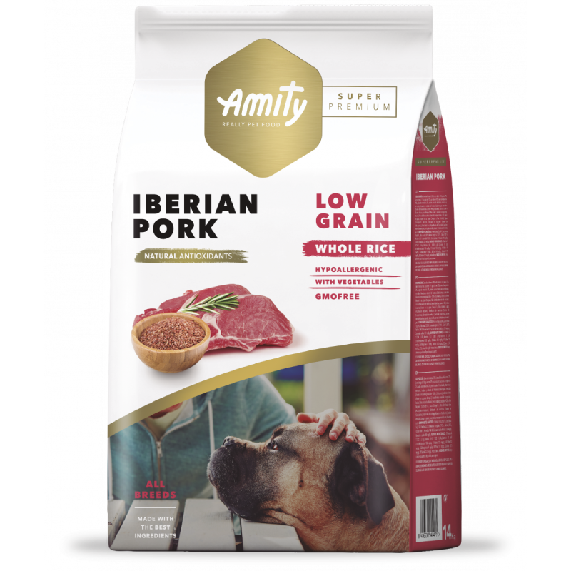 AMITY SP LOW GRAIN IBERIAN PORK ADULT 4KG