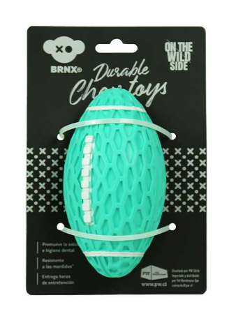 BRNX JUGUETE PELOTA RUGBY GOMA 14,5 CM