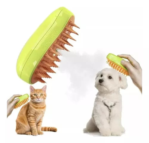 Cepillo a vapor para perros y gatos