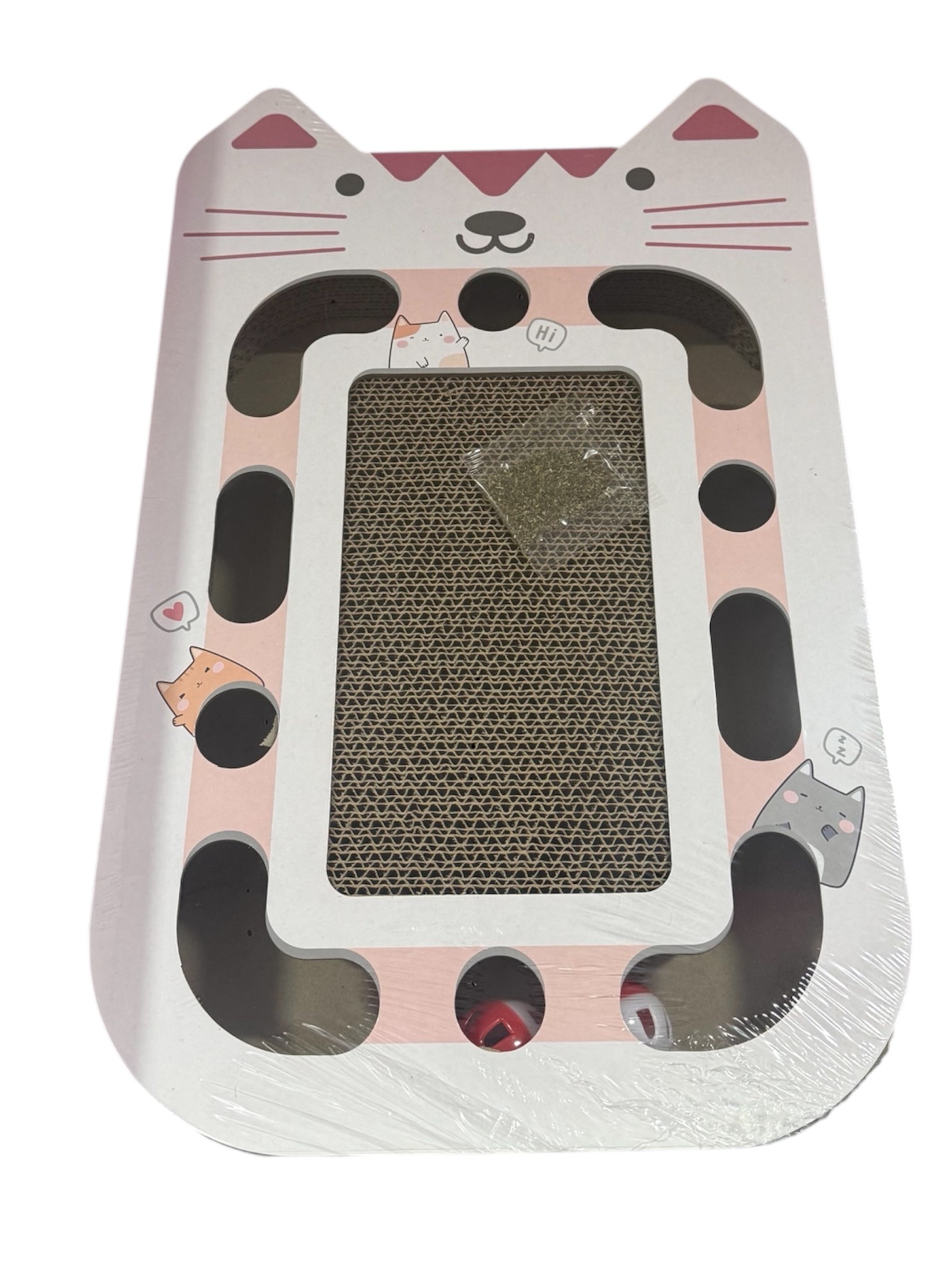 Rascador con pelota para gato 44x28x5cm