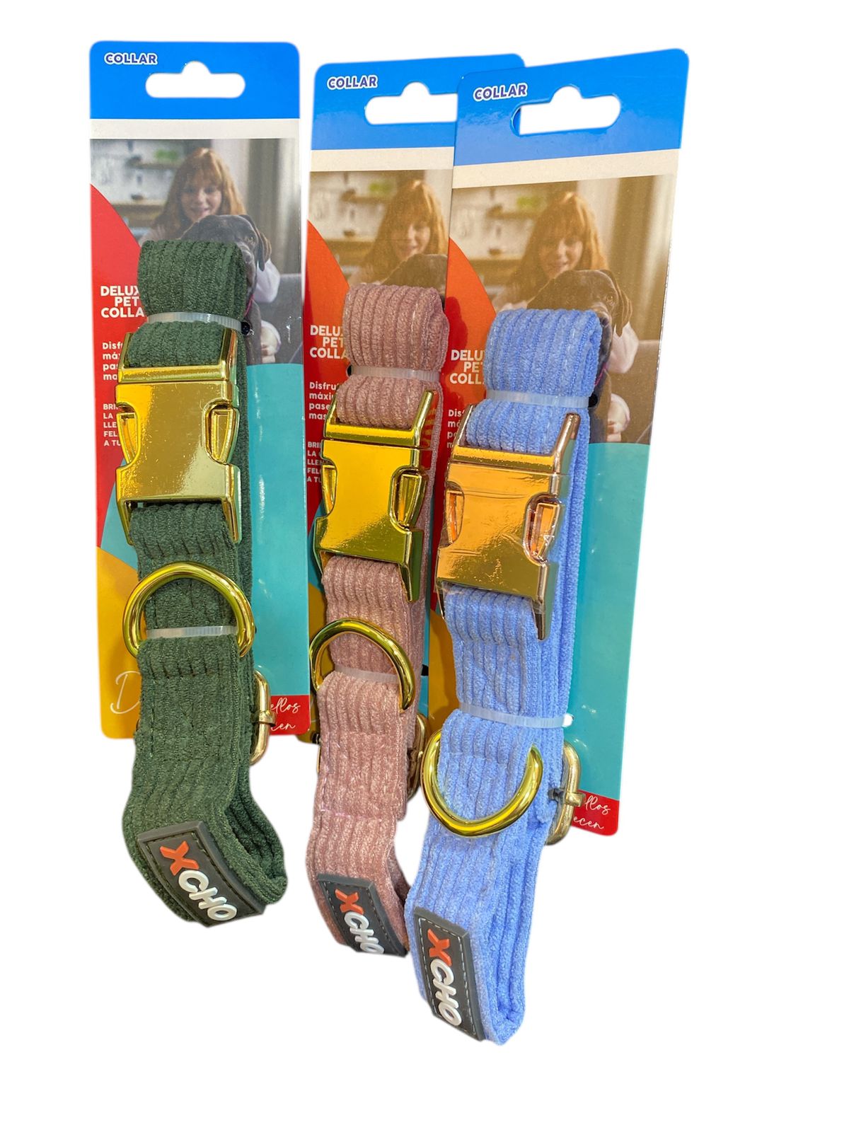 Collar para perros 2.5*50-55 cm. Colores Surtidos