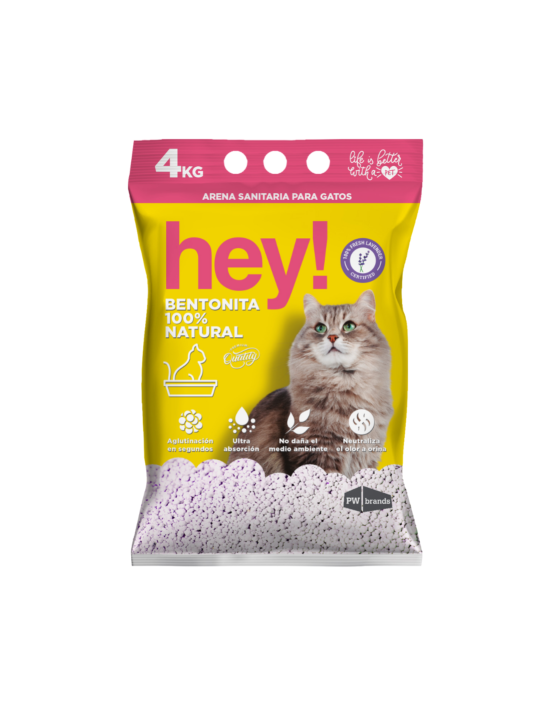 HEY! ARENA 4KG AROMA LAVANDA
