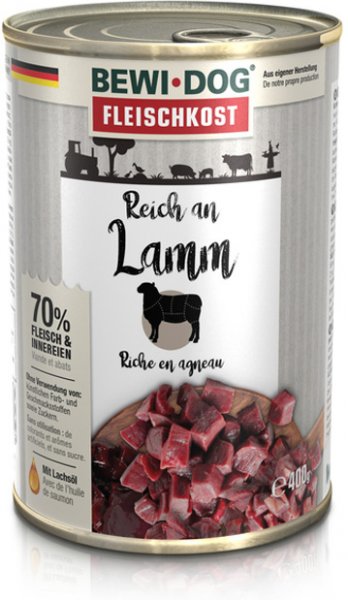 BEWI DOG rico en cordero 400gr