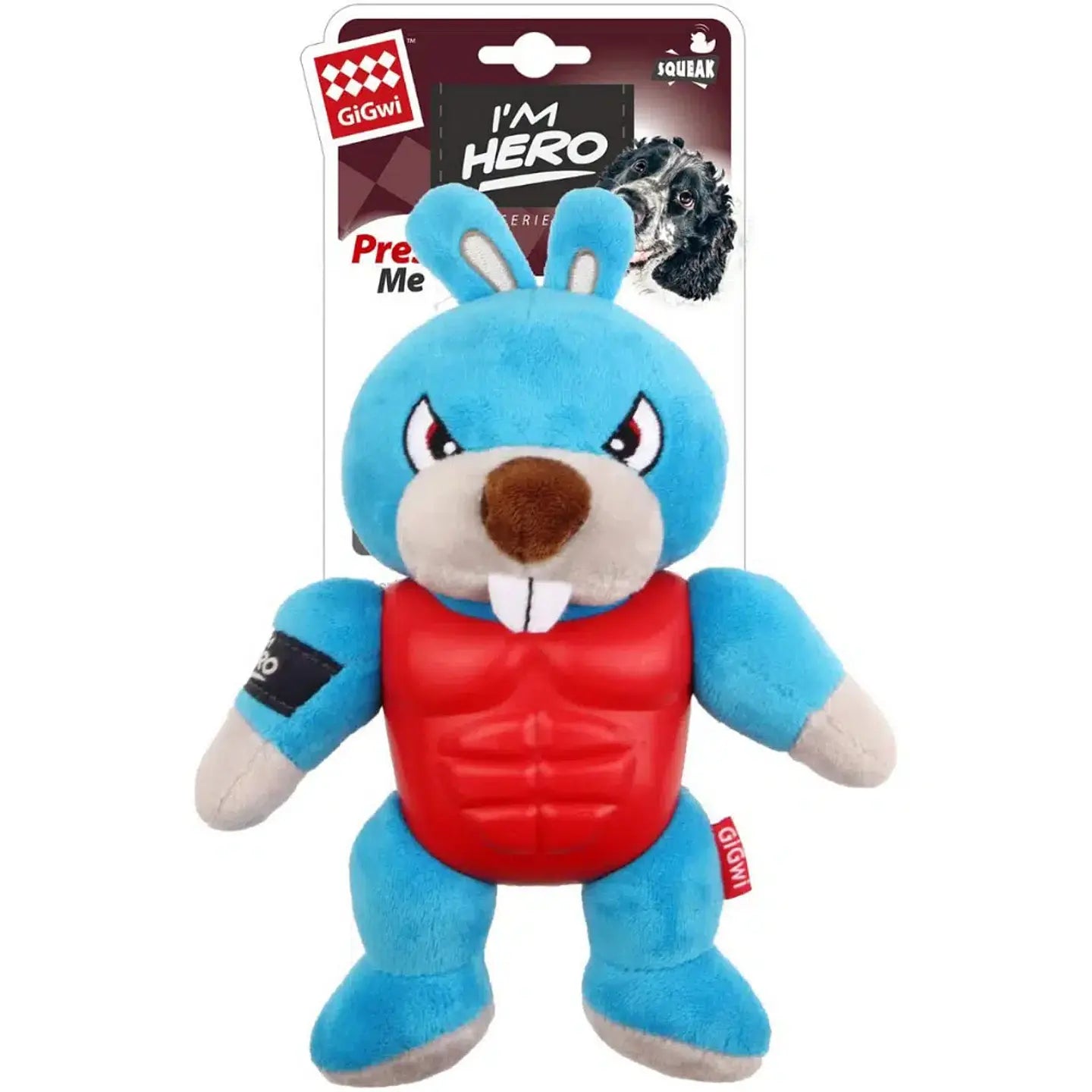 Gigwi Juguete Hero Squeak Conejo