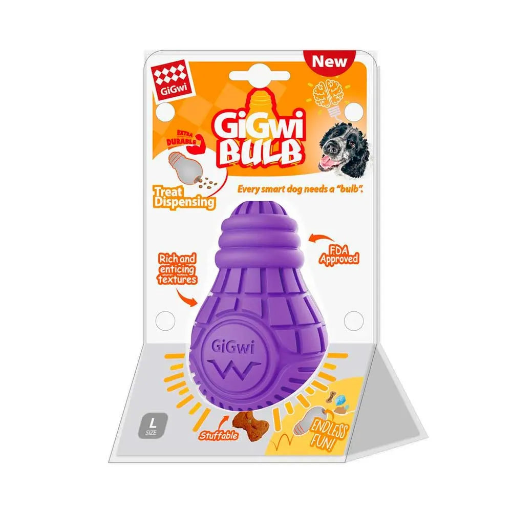 JUGUETE Bulb rubber treat dispenser large