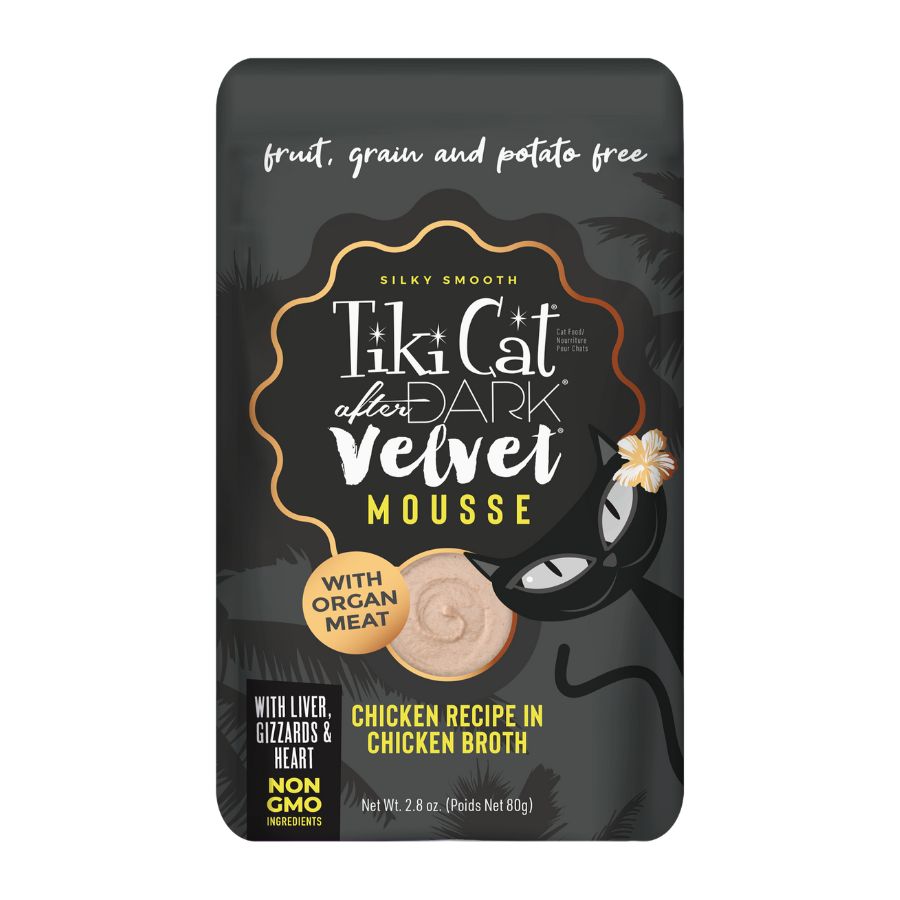 Tiki cat after dark velvet mousse pollo 80GR