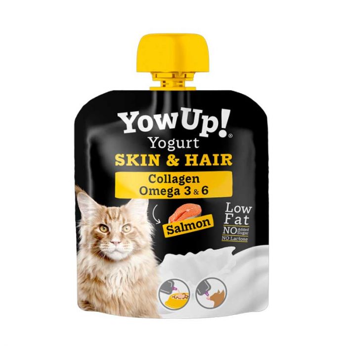 Yogurt Natural Skin & Hair para Gatos - Salmón 85 g