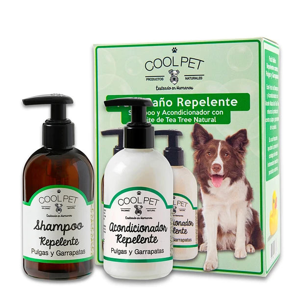 Pack Baño Repelente Pulgas y Garrapatas