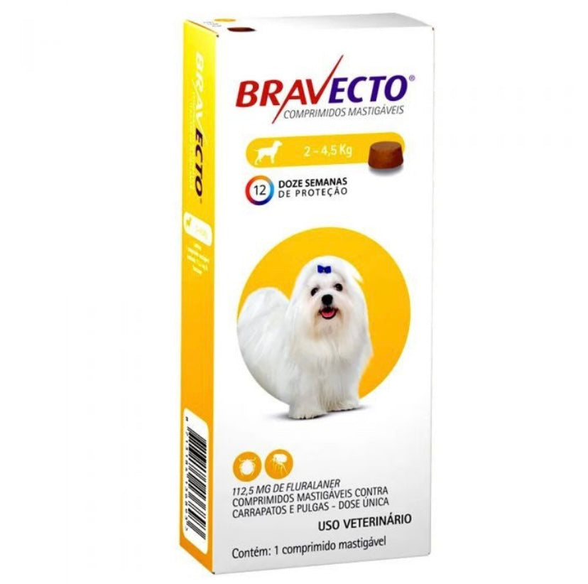 Bravecto 2.0Kg – 4.5Kg 112,5 mg