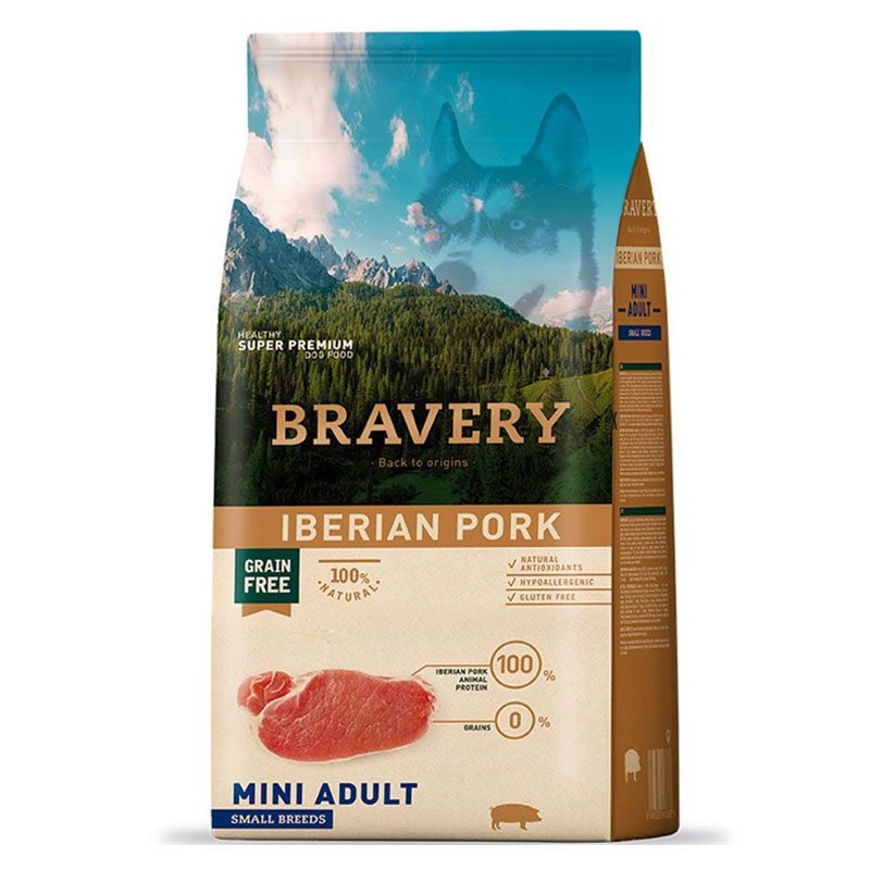 Bravery Cerdo Ibérico Mini Adulto – 2Kg