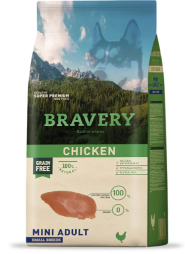 BRAVERY CHICKEN MINI ADULT 7KG