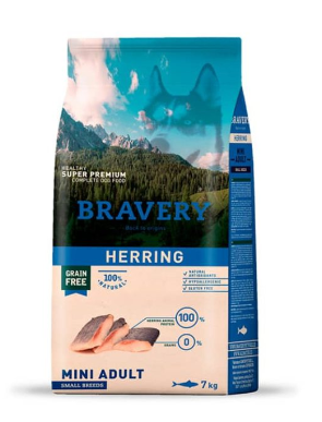 Bravery Herring Mini Adulto Razas Pequeñas 7 Kg