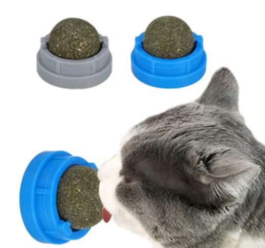 Bola Hierba Gatera Giratoria Gatos