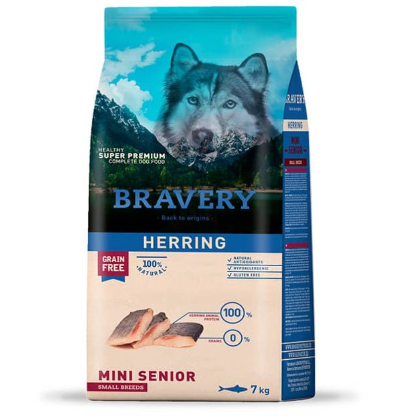 Bravery Herring Senior Small Breed 7 Kg