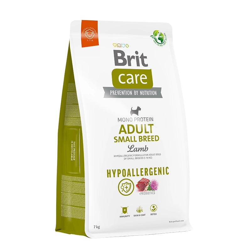 Brit Care Hipoalergénico Adulto Raza Pequeña Cordero 7kg