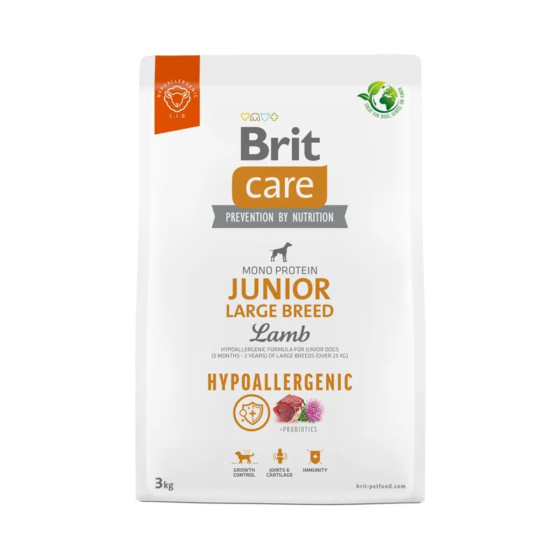 Brit Care Hipoalergénico Junior Razas Grandes Cordero 3kg