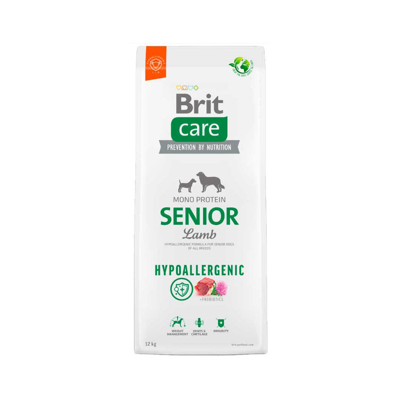 Brit Care Dog Hypoallergenic Senior Lamb – 12kg