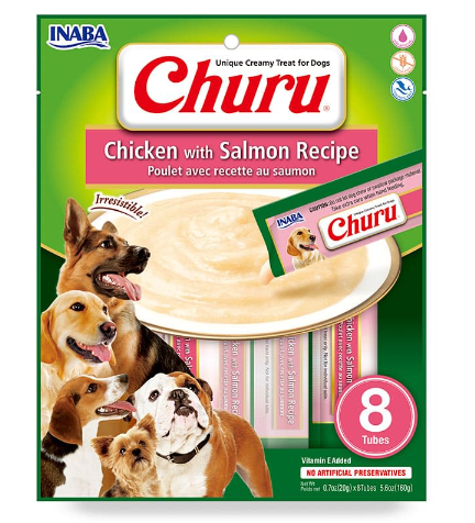CHURU DOG CHICKEN/SALMON 20GR