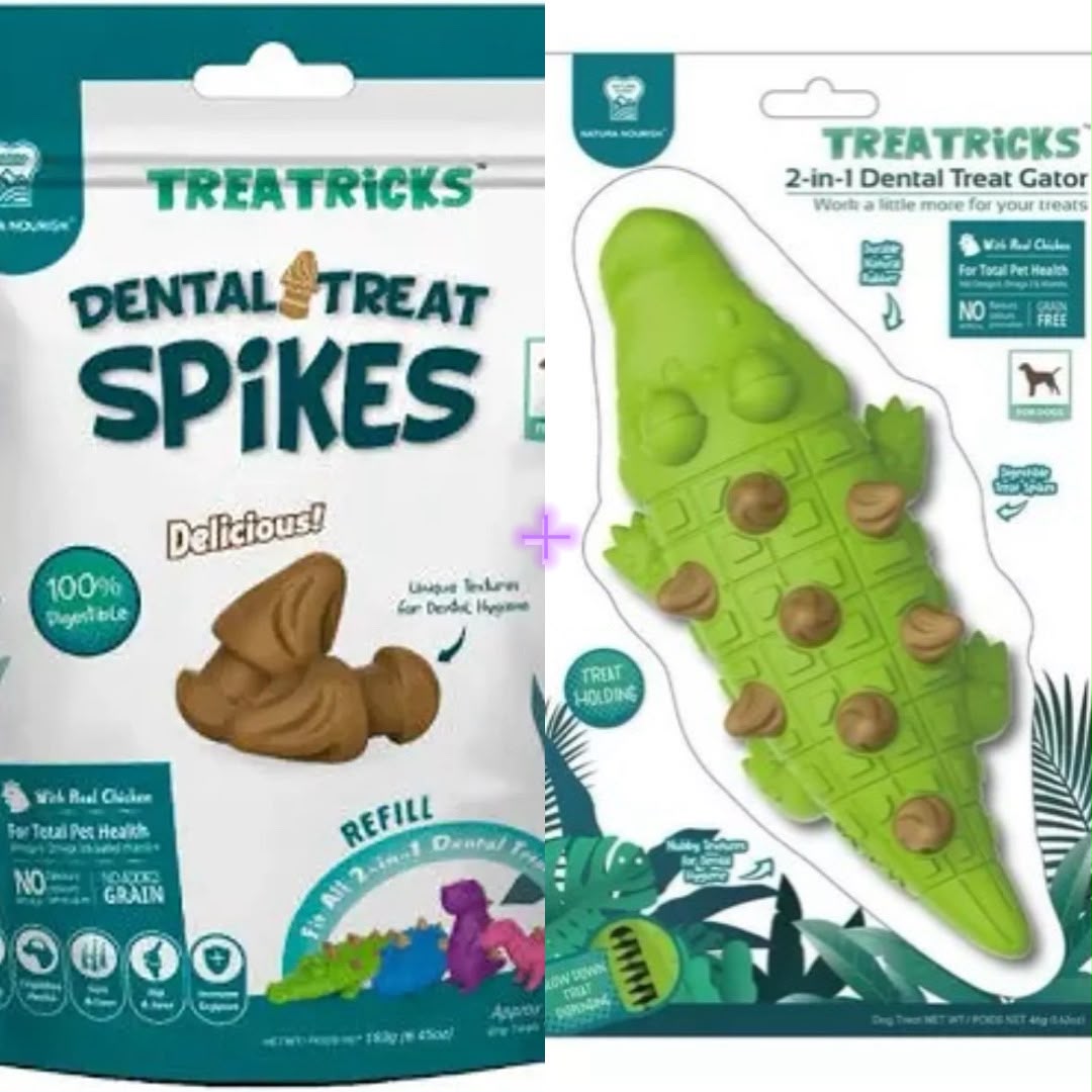Pet treat Cocodrilo + Repuesto