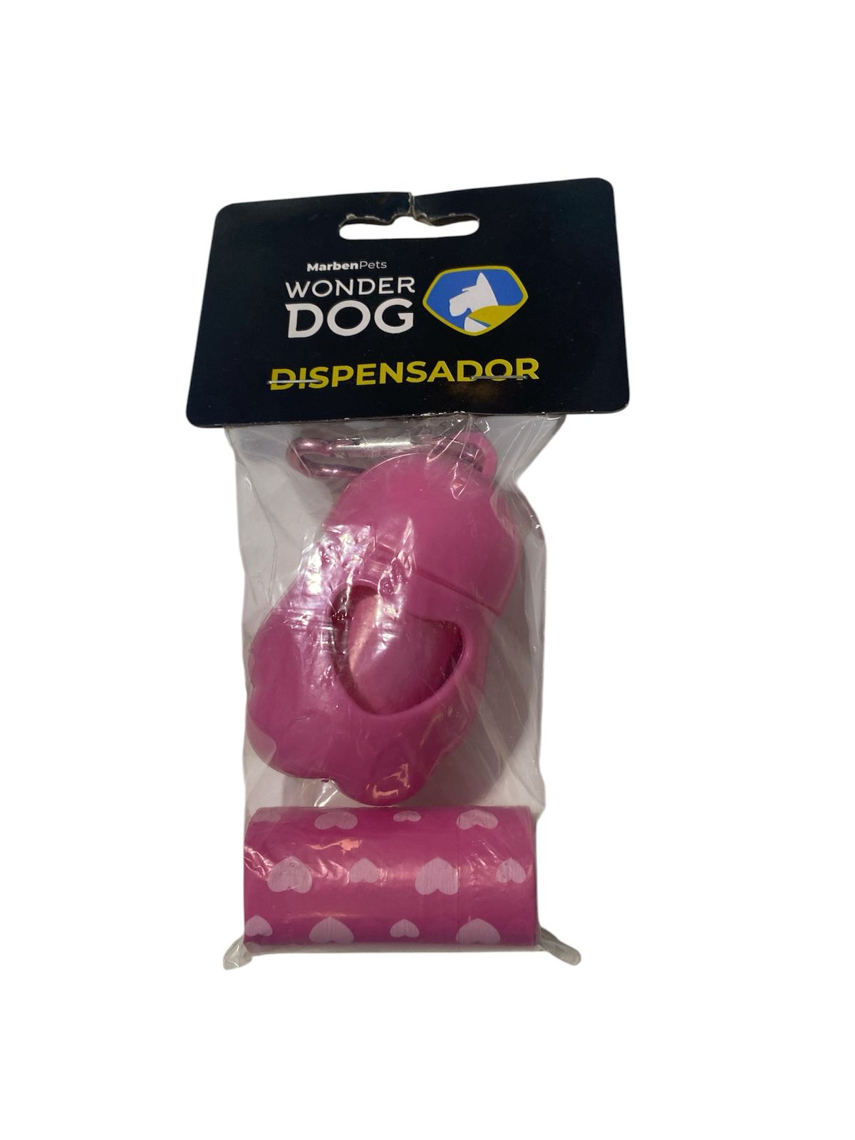 DISPENSADOR DE BOLSAS CORAZON CON REPUESTO