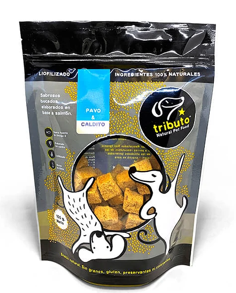 TRIBUTO 100 GRS. SNACK ORIGINAL PAVO Y CALDITO