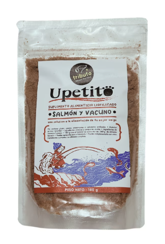 Upetito Salmón y Vacuno Liofilizados 180 Grs. - Tributo