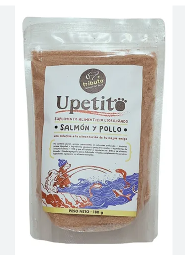 Upetito Salmón y Pollo Liofilizados 180 Grs. - Tributo