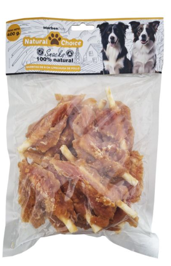 PECHUGA DE POLLO EN PALITO CARNAZA 400GR