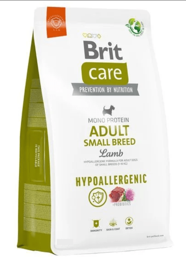 Brit Care Dog Adult Small Breed Lamb & Rice Hypoallergenic 3 KG