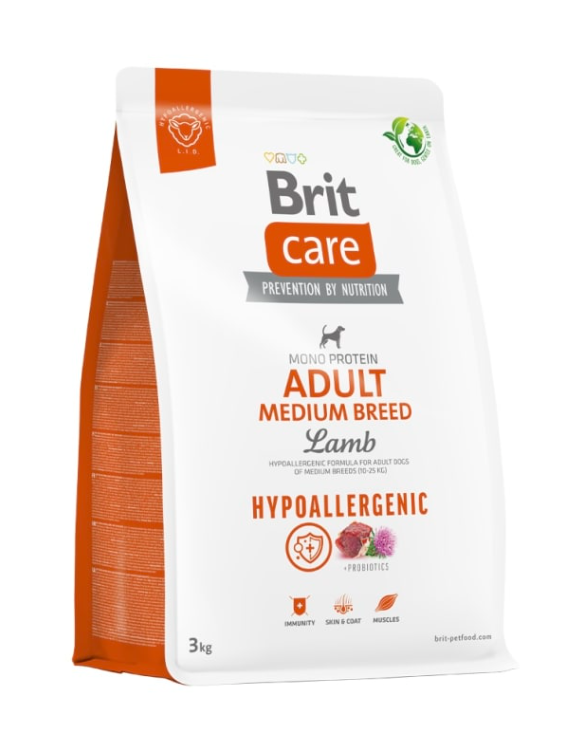 Brit Care Dog Medium Breed Lamb 3 KG