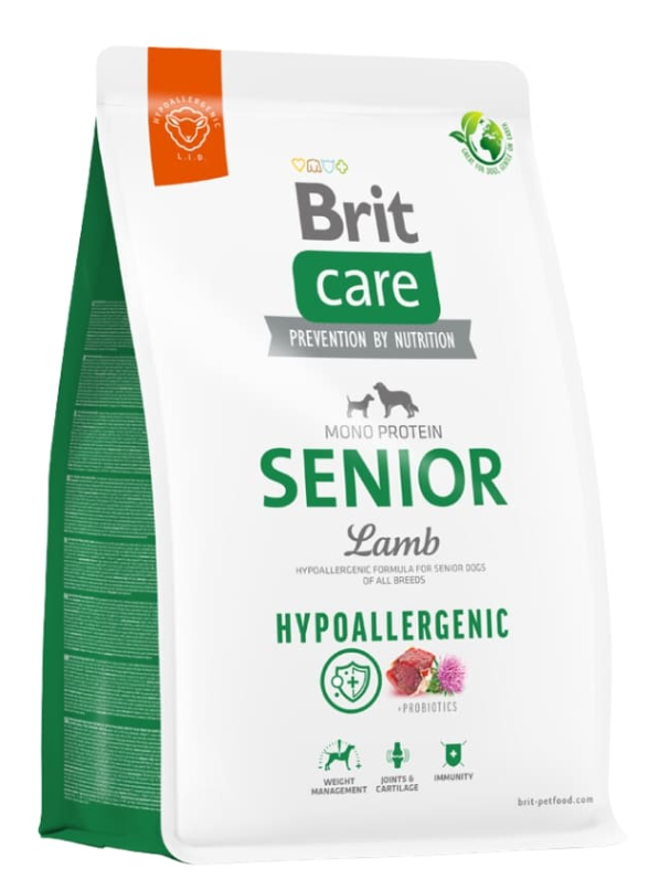 Brit Care Dog Hypoallergenic Senior Lamb 3 Kg