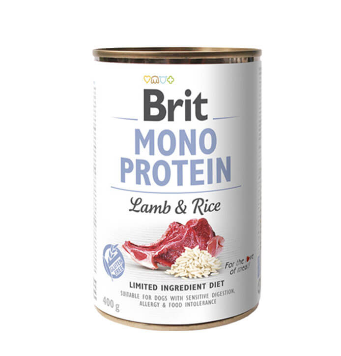 Mono Protein Lamb and Rice 400 GR Brit Care