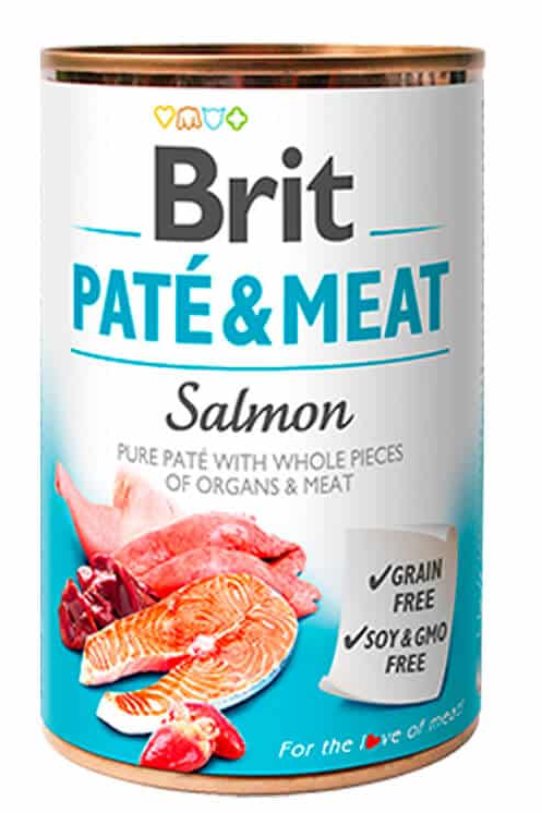 Brit Salmon Pate and Meat 400g