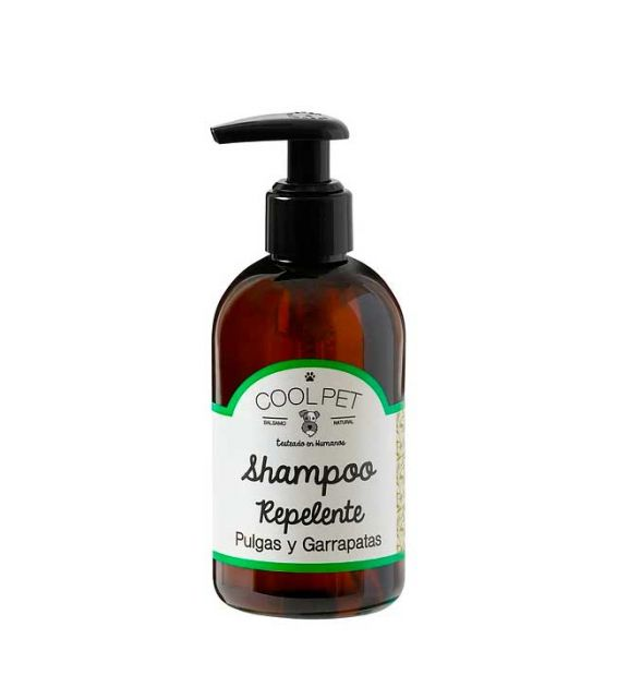 COOL PET SHAMPOO REPELENTE DE PULGAS Y GARRAPATAS PERRO
