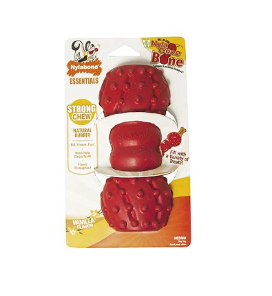 NYLABONE STRONG CHEW JUGUETE HUESO CONO RELLENABLE