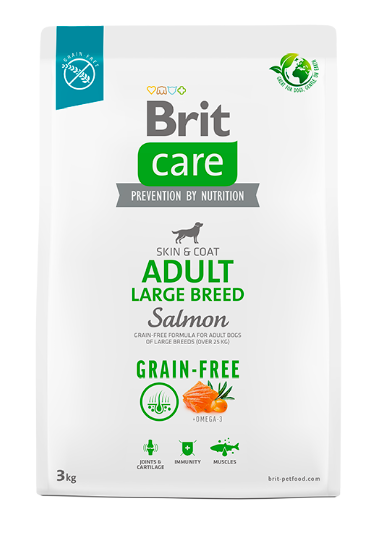 Brit Care dog grain free adult large breed Salmon 3kg