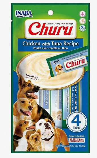 Churu Dog Chicken with Tuna 14g x 4tubos