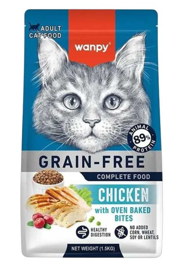WANPY ADULT CHICKEN CAT 1,5KG (Pollo )