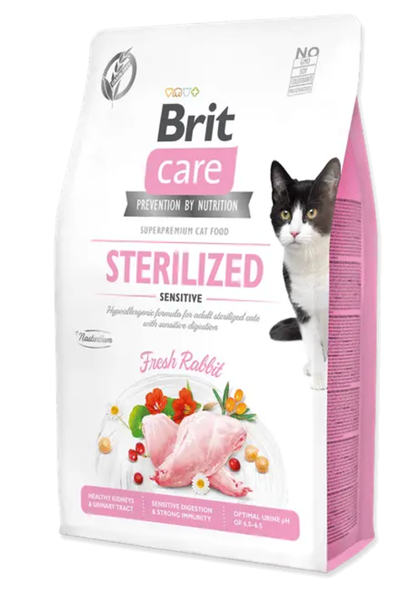 BRIT CARE CAT GF STERILIZED SENSITIVE 2KG