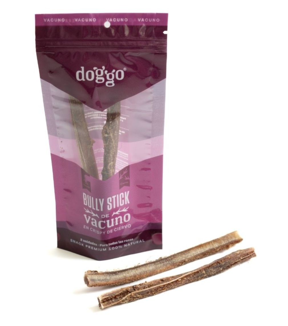 DOGGO BULLY STICK DE VACUNO EN CRISPY DE CIERVO 2UND