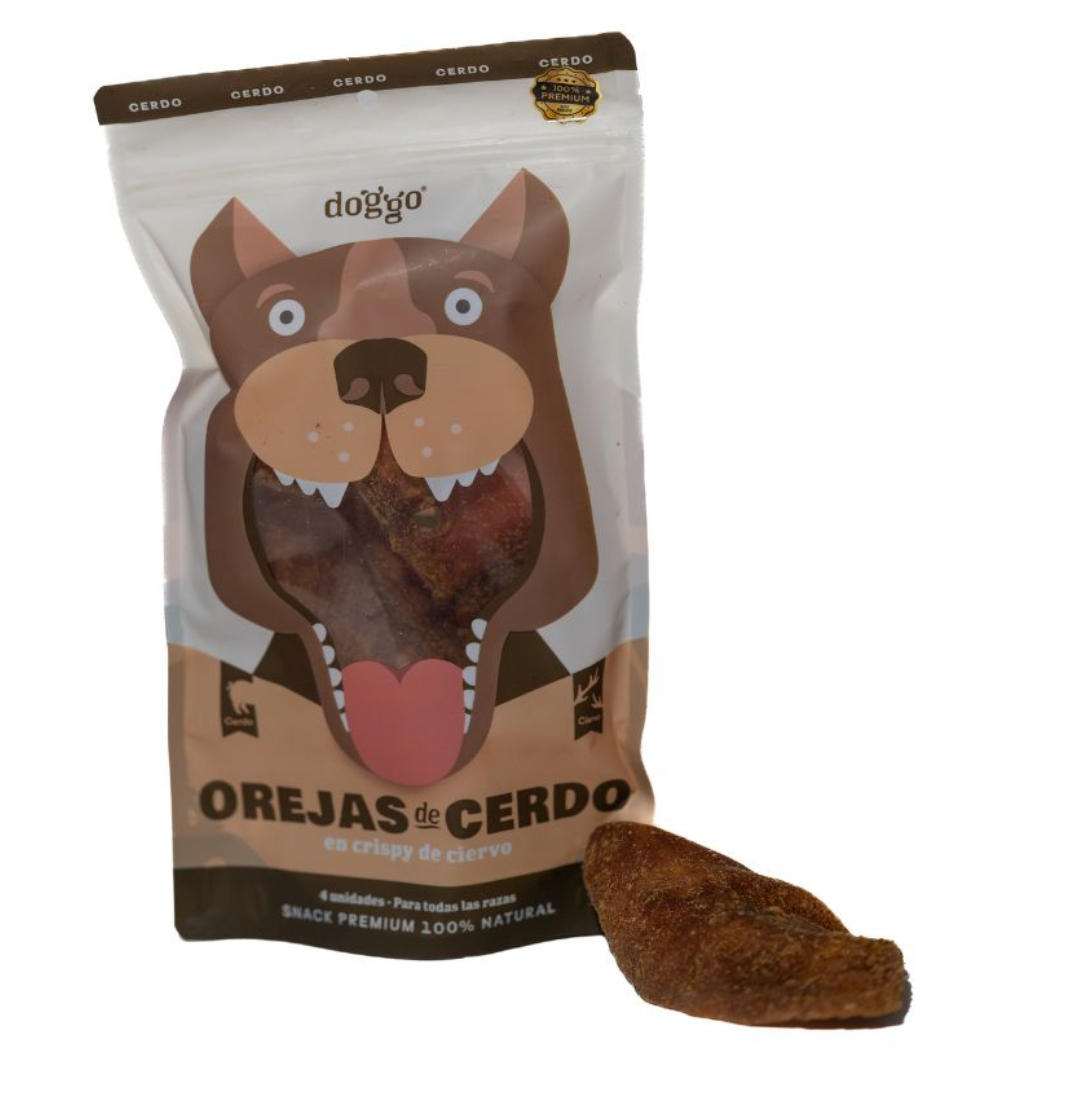 DOGGO OREJAS DE CERDO EN CRISPY DE CIERVO 4UNID
