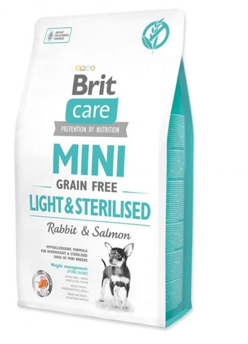 BRIT CARE DOG MINI GF LIGHT Y STERILISED 2KG