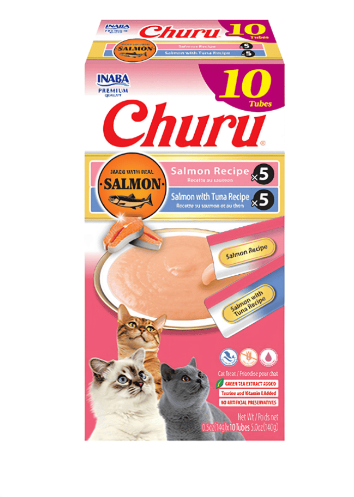 CHURU CAT SALMON / TUNA 14GR 10 TUBOS