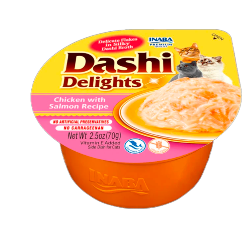 CHURU DASHI DELIGHTS CHICKEN/SALMON 70GR CAT