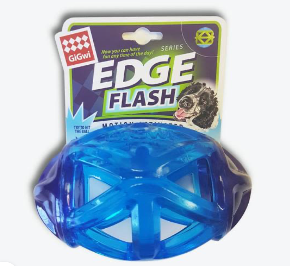 GIGWI EDGE FLASH LED RUGBY BALL