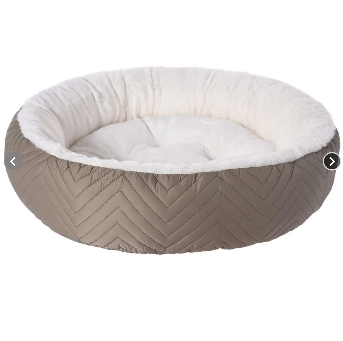 CAMA REDONDA PARA PERRO CAFE  14x60x60 cm