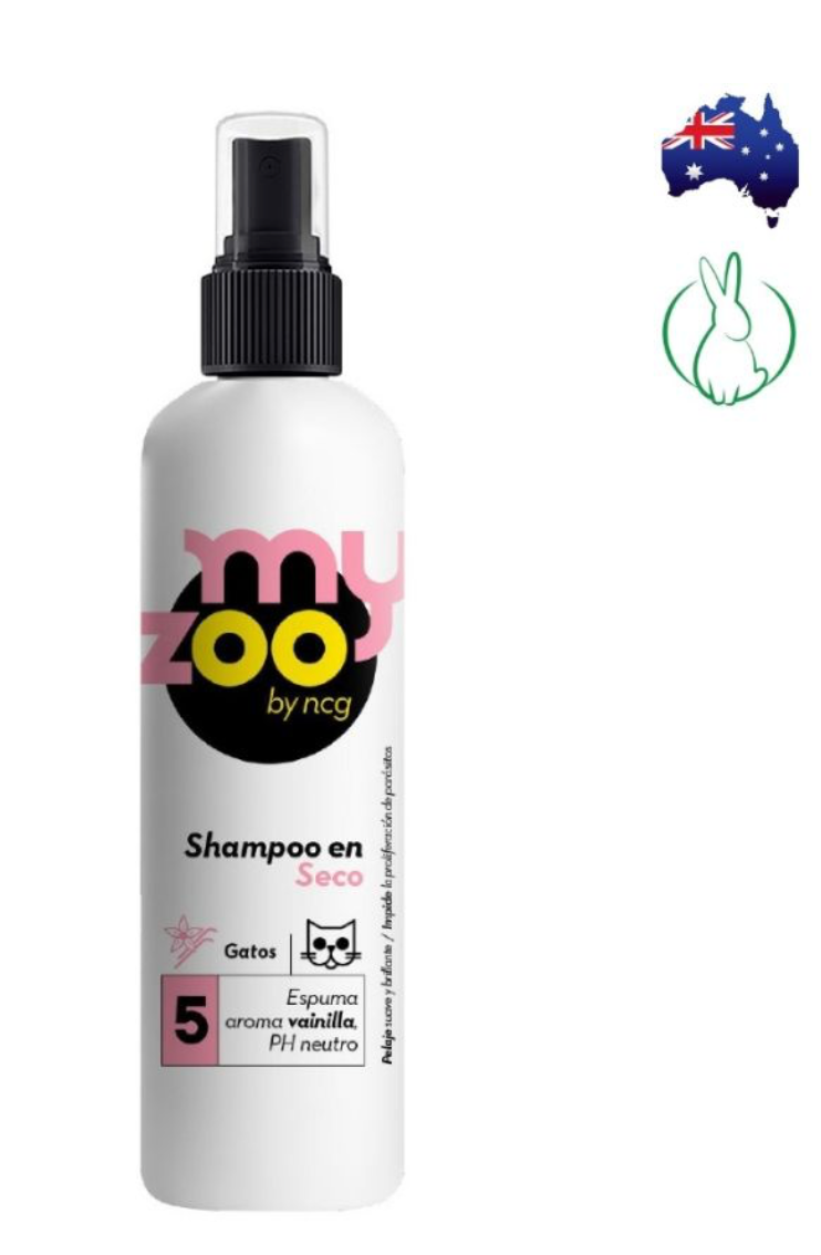 SHAMPOO EN SECO PARA GATOS 250ML - MYZOO