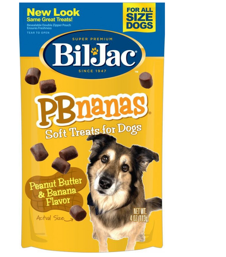 BIL-JAC  PB-NANAS SOFT TREATS FOR DOGS 113G